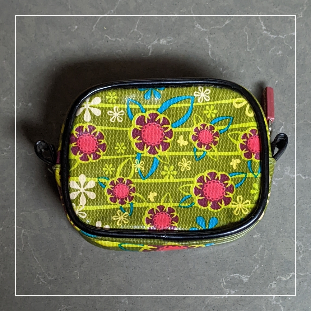 Colorful Vintage French Coin Purse - Picture 2 of 4